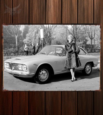 Металлическая табличка Alfa Romeo 2600 Sprint (106)